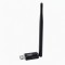 HAING HI-1600-WUA 150MBPS N150 HIGH-POWER MIMO TECHNOLOGY 2.0 MINI USB WIRELESS ROAMING NETWORK ADAPTER - BLACK