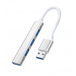 USB HUB A-809 PORT SPLITTER 3.0 ULTRA PORTABLE COMPACT DESIGN USB DONGLE MULTIPORT FOR LAPTOP PC DELL HP 4-PORT USB PORT EXPANDER