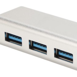 HUB WITH ETHERNET ADAPTER 4 IN 1 10/100/1000 MBPS TYPE C ADAPTER WITH 3.0 USB HUB 3 PORT