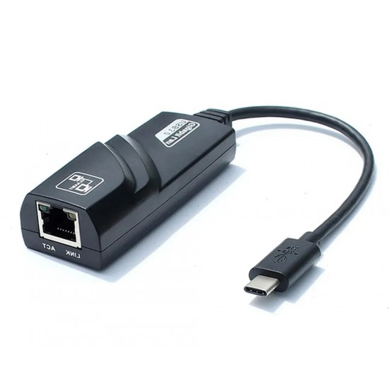 TYPE C TO 10/100/1000 MBPS GIGABIT HIGH SPEED ETHERNET ADAPTER