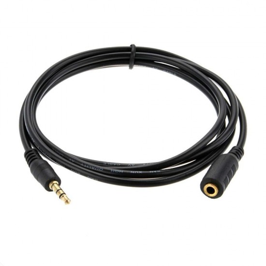 3.5MM AUX EXTENSION CABLE MALE TO FEMALE 