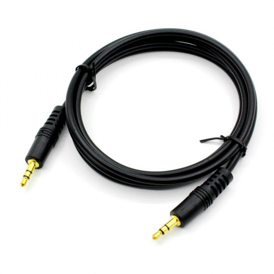 CABLE 3.5MM AUX AUDIO MALE TO MALE - 1.5M