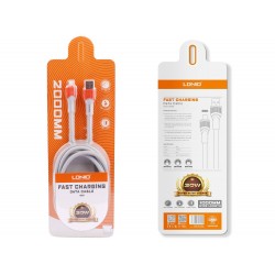 LDNIO LS602 30W FAST CHARGING DATA CABLE 2M - IPHONE LIGHTNING