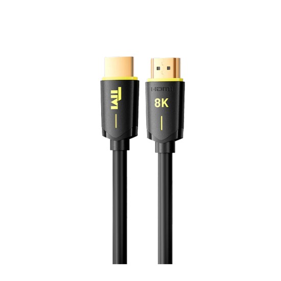 TWISTED MINDS PREMIUM HIGH SPEED 8K HDMI 2.1 48GBPS 24K GOLD PLATED DOUBLE SHIELDED CABLE - 5M