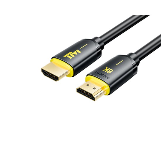 TWISTED MINDS PREMIUM HIGH SPEED 8K HDMI 2.1 48GBPS 24K GOLD PLATED DOUBLE SHIELDED CABLE - 5M