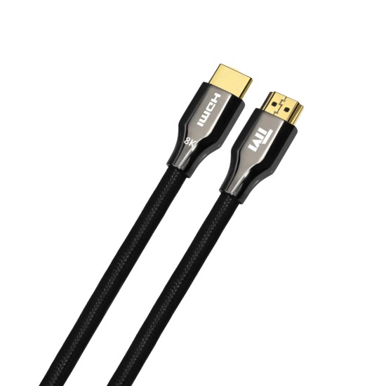 TWISTED MINDS TM-Z8KHDMI-2M HDMI 2.1 48GBPS 8K RESOLUTION 60HZ ZINK ALLOY 4K 120HZ DOUBLE SHIELDED 8K CABLE - 2M