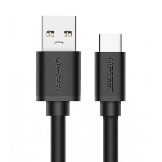 UGREEN USB 3.0 A MALE TO TYPE C MALE CABLE NICKEL PLATING 1M - BLACK