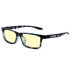 GUNNAR CRUZ BLUE LIGHT FILTER LARGE COMPUTER GLASSES FOR KIDS -NAVY TORTOISE FRMAE AMBER LENS TINT 