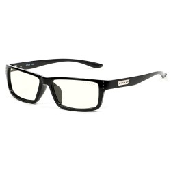 GUNNAR RIOT WIDE FIT BLUE LIGHT FILTER GAMING GLASSES - ONYX FRAME CLEAR LENS TINT
