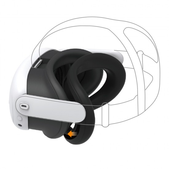 DOBE TY-3821 ACCESSORY SET FOR META QUEST 3 VR HEADSET AND CONTROLLERS SILICONE PROTECTIVE COVER