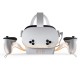 DOBE TY-3867 META QUEST 2, QUEST 3 & QUEST 3S VR HEADSETS AND CONTROLLER BATTERIES MULTI-FUNCTIONAL CHARGING DOCK - WHITE