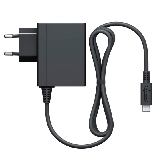 NINTENDO SWITCH 100V AC POWER ADAPTER CHARGER – BLACK