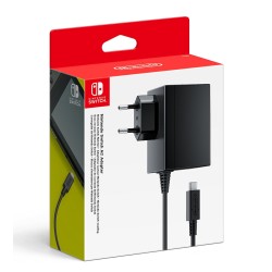 NINTENDO SWITCH 100V AC POWER ADAPTER CHARGER – BLACK