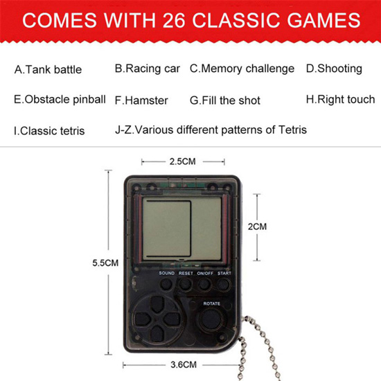 GAME BOX MINI LR44X2 - BLACK