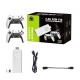 GAMERS SEM F10 64G WITH TWO WIRELESS CONTROLLERS INCLUDES MORE THAN 30K GAMES AND COOLING SYSTEM CONTROLLER GAME PAD - WHITE