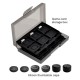 DOBE GAME CARD STORAGE BOX UP TO 24 CARDS INCLUDED THUMBSTICK CAPS FOR NINTENDO SWITCH