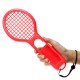 DOBE TENNIS RACKET FOR NINTENDO SWITCH JOY-CON - NEON RED/BLUE