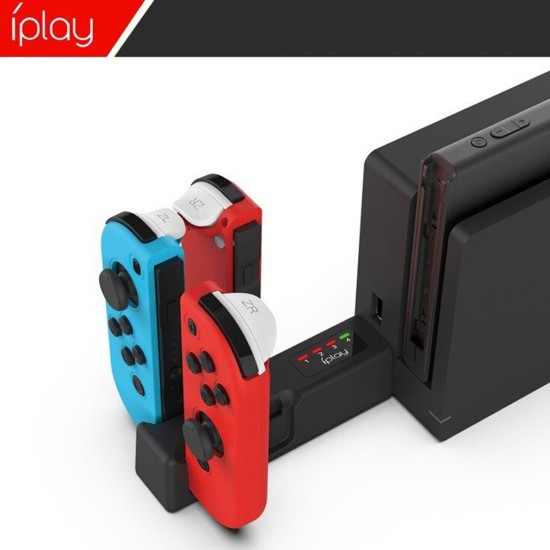 IPLAY PORTABLE USB CONNECTION CHARGING DOCK FOR NINTENDO SWITCH JOY-CON