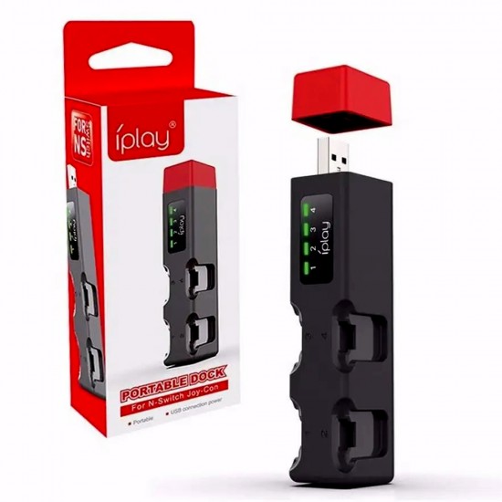 IPLAY PORTABLE USB CONNECTION CHARGING DOCK FOR NINTENDO SWITCH JOY-CON