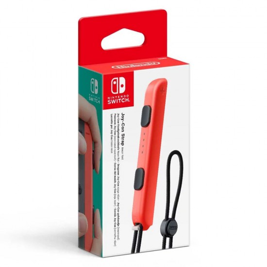 NINTENDO SWITCH JOY-CON CONTROLLER WRIST STRAP - RED