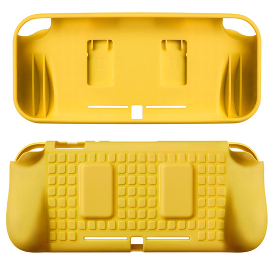NINTENDO SWITCH LITE TPU PROTECTOR WITH 2 GAME CARD STORAGE SLOTS AND HAND GRIP SND-434