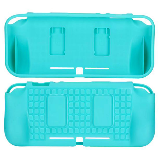 NINTENDO SWITCH LITE TPU PROTECTOR WITH 2 GAME CARD STORAGE SLOTS AND HAND GRIP SND-434