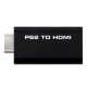 MCBAZEL VIDEO AUDIO ADAPTER PS2 TO HDMI CONVERTER 3.5 MM ( G300 )