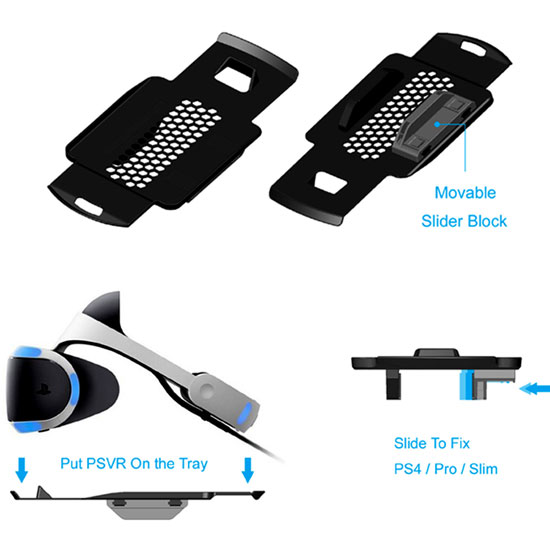 DOBE MULTI-FUNCTION COOLING STAND FOR VR  PS4 SERIES