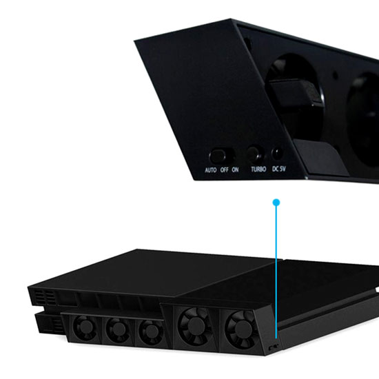 DOBE SUPER COOLING FAN  FOR PS4 GAMING CONSOLE