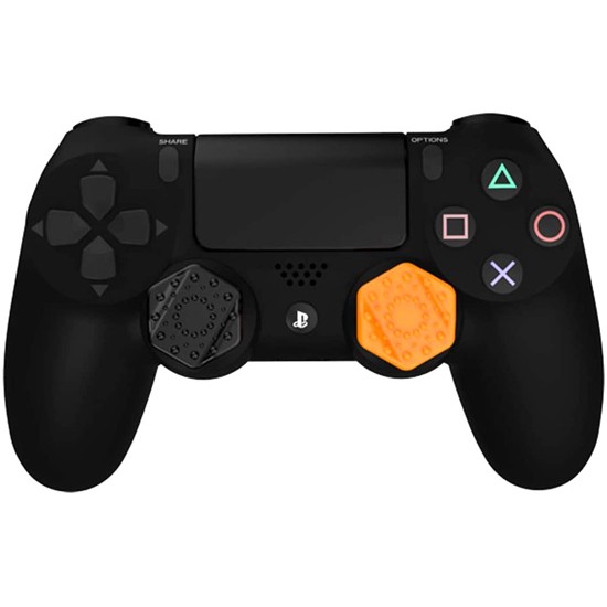 SPARKFOX PRO-HEX THUMB GRIPS FOR OFFICIAL PLAYSTATION 4 CONTROLLERS - 4 PACK