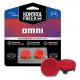 KONTROLFREEK OMNI LOW-RISE PERFORMANCE THUMBSTICKS FOR PS4 - RED