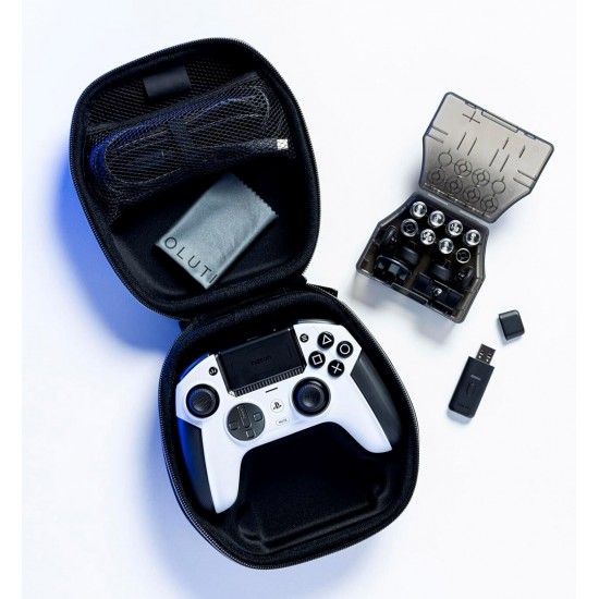 NACON REVOLUTION 5 PRO HALL EFFECT WITH TRIGGER STOPS AND MAPPABLE BUTTONS WIRELESS PLAYSTATION GAMING CONTROLLER - WHITE