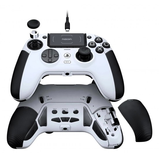 NACON REVOLUTION 5 PRO HALL EFFECT WITH TRIGGER STOPS AND MAPPABLE BUTTONS WIRELESS PLAYSTATION GAMING CONTROLLER - WHITE