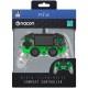 NACON VIBRATION MOTORS 3.5 MM HEADSET JACK WIRED ILLUMINATED COMPACT CONTROLLER FOR PS4 - GREEN