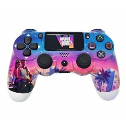 SUNDI PLAY X PS4 DUALSHOCK WITH PRECISION CONTROLS & DUAL MOTOR VIBRATION LIMITED EDITION WIRELESS CONTROLLER - GRAND THEFT AUTO 6 EDITION