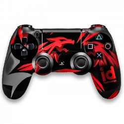 ID PLAYSTATION 4 WIRELESS CONTROLLER DUALSHOCK DRAGON DESIGN REFRESHED COMPATIBLE WITH PS4 AND PC
