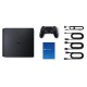 SONY PLAYSTATION 4 SLIM SYSTEM 500GB CONSOLE PS4 - JET BLACK 