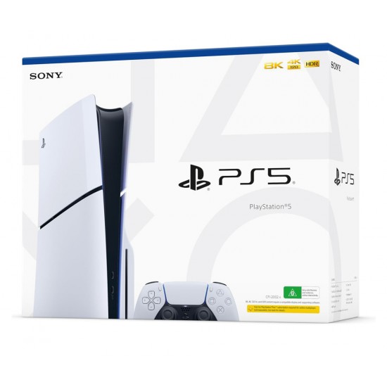 PLAYSTATION 5  SLIM ULTRA-HIGH SPEED SSD AND 1TB STORAGE SLIM DISC DESIGN WITH 4K-TV GAMING