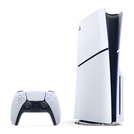 PLAYSTATION 5  SLIM ULTRA-HIGH SPEED SSD AND 1TB STORAGE SLIM DISC DESIGN WITH 4K-TV GAMING