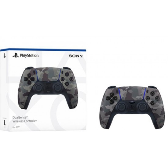 PLAYSTATION DUALSENSE WIRELESS CONTROLLER FOR PS5 - Gray Camouflage