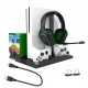 IPEGA 6 IN 1 GAME VERTICAL STAND MULTIFUNCTIONAL COOLING FAN CHARGING BASE FOR XBOX