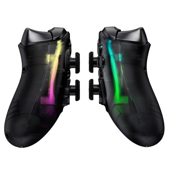 GAMESIR KALEID WIRED TRANSPARENT RGB GAMING CONTROLLER ULTIMATE PERSONALIZATION WITH HALL EFFECT STICKS FOR XBOX