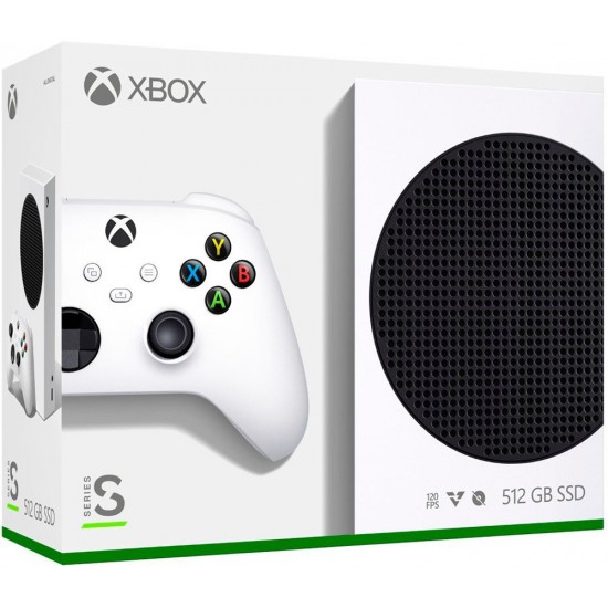 XBOX SERIES S 512 GB 120 FPS 3D SOUND HDR ALL DIGITAL CONSOLE AND WIRELESS CONTROLLER - WHITE