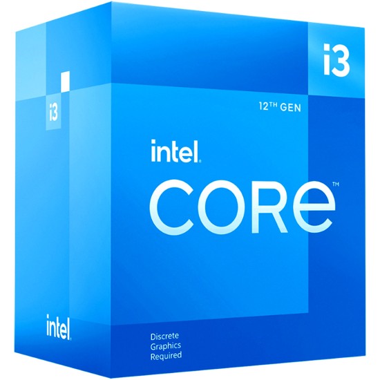 INTEL CORE I3 12100F 12TH GENERATION PROCESSOR LGA1700 4 CORES 8 THREADS MAX TURBO FREQUENCY 4.3GHZ (TRAY)