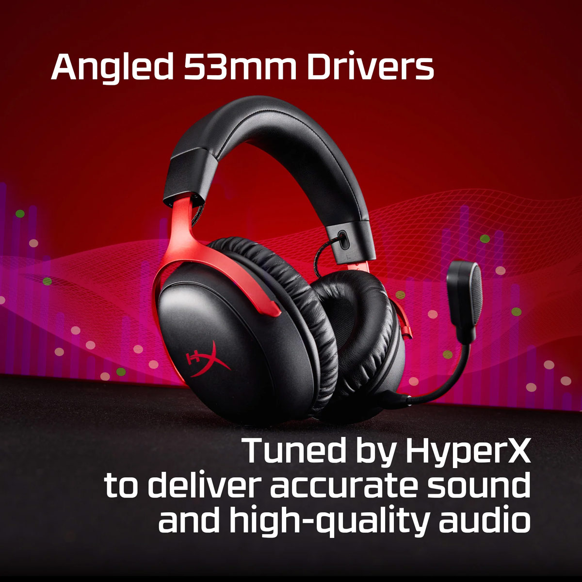 HYPERX CLOUD III S 120 HOURS BATTERY LIFE 2.4GHZ BLUETOOTH 53MM ANGLED ...