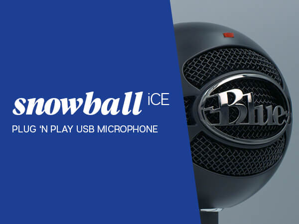 BLUE SNOWBALL ICE PLUG AND PLAY USB MICROPHONE - BLACK