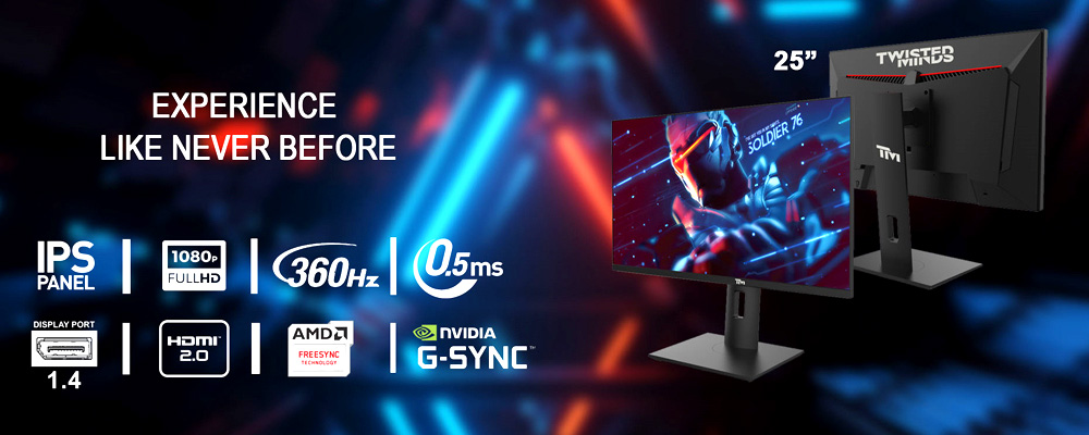 Saqrstore on X: Twisted Minds FHD 25'' 360hz Gaming Monitor #gaming  #gaminglife #monitor #gamingmonitor #gamingmonitors #360hz #360hzdisplay  #twistedmind #fhd #saqr #saqrstore #saqrstores Buy now :    / X