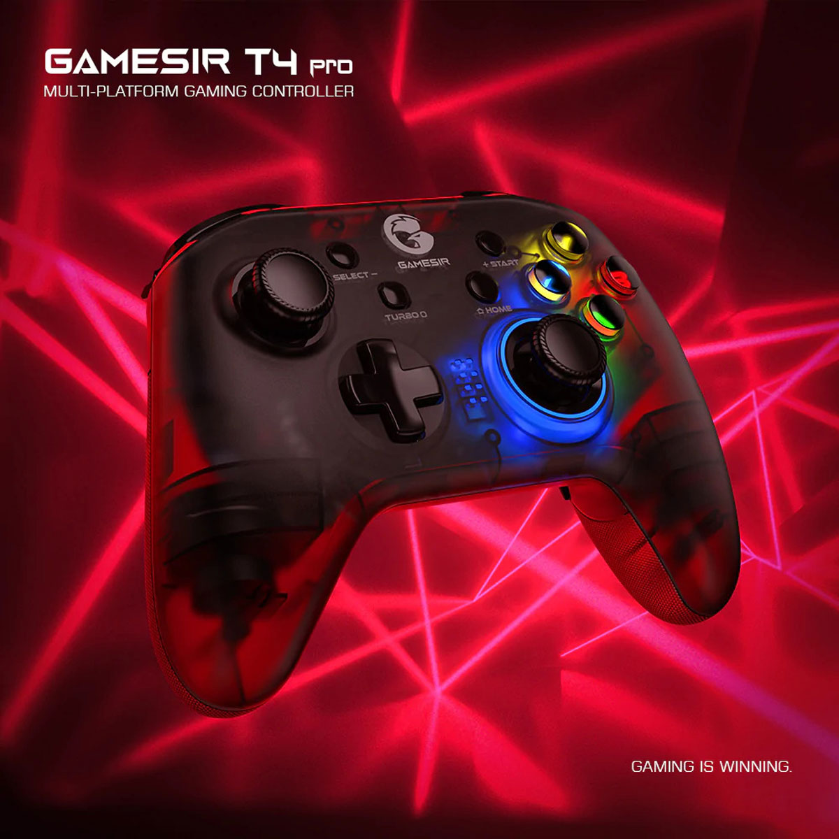 GAMESIR T4 PRO MULTI-PLATFORM LED BACKLIT GAMING WIRELESS 2.4GHZ ...