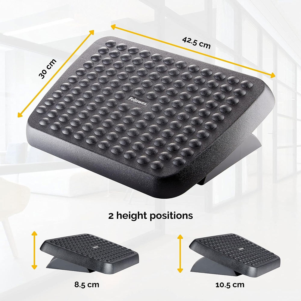 FELLOWES TEXTURED SURFACE DUAL-POSITION HEIGHT ADJUSTMENT STANDARD ...